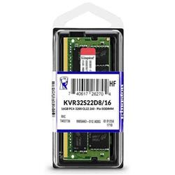 MEMORIA RAM SODIMM KVR 16GB DDR4 3200MHz CL22